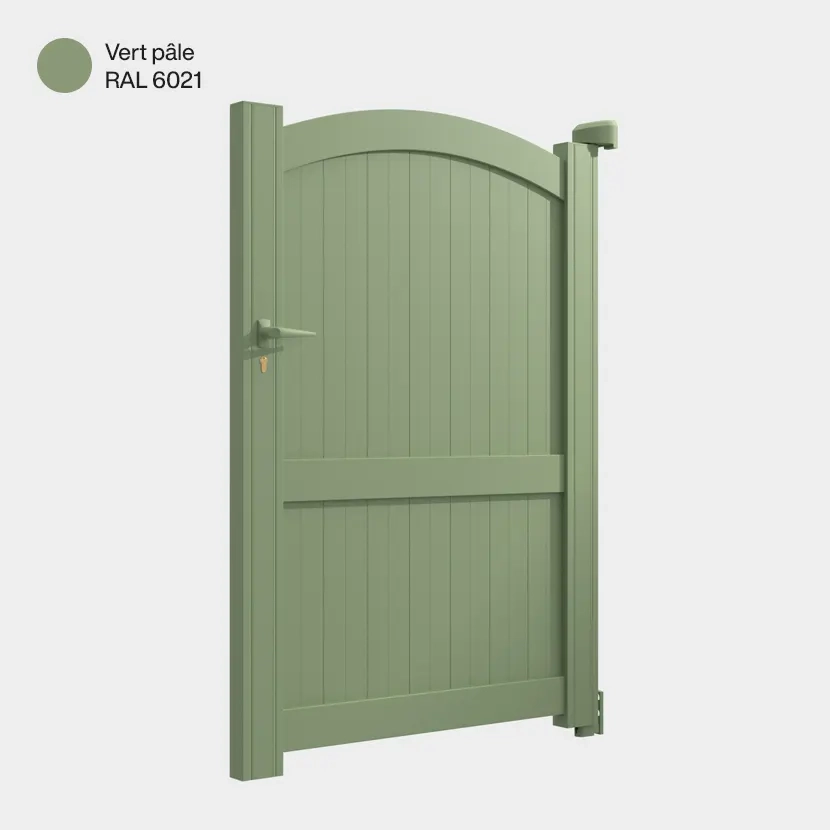 Portillon aluminium: Portillon Adelaide Vert pale RAL 6021
