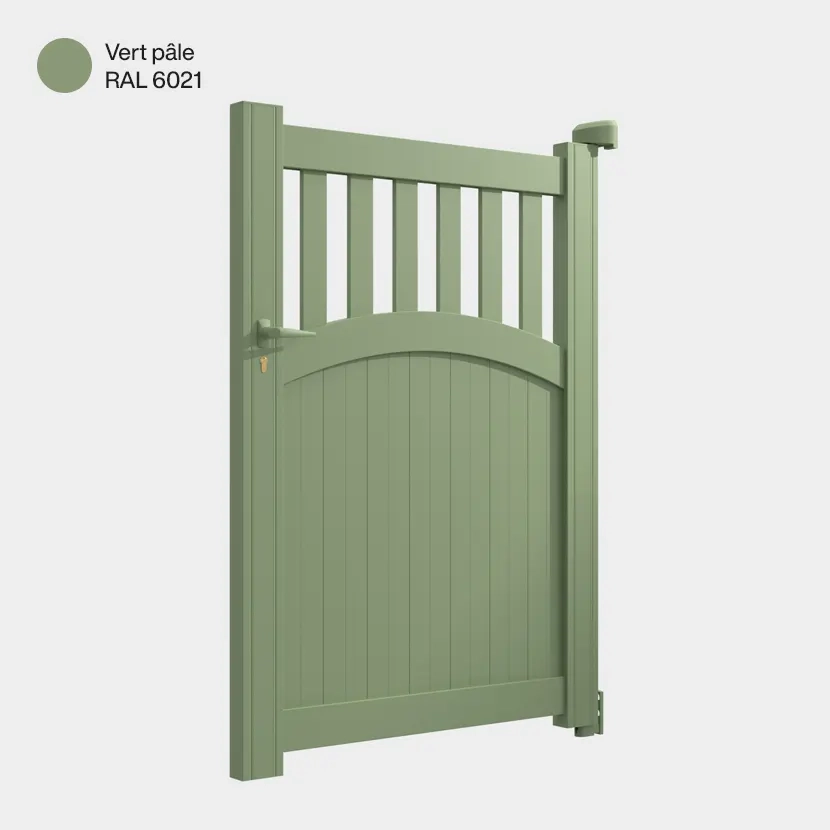 Portillon aluminium: Portillon Akaba Vert pale RAL 6021