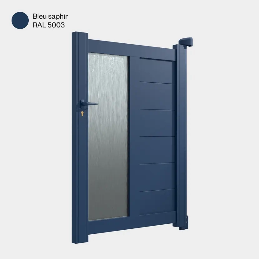 Portillon Arca Bleu Saphir RAL 5003