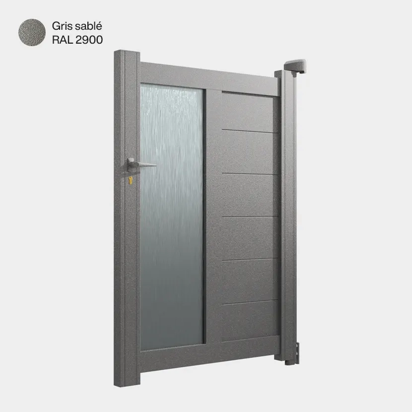 Portillon Arca Gris Sablé RAL 2900
