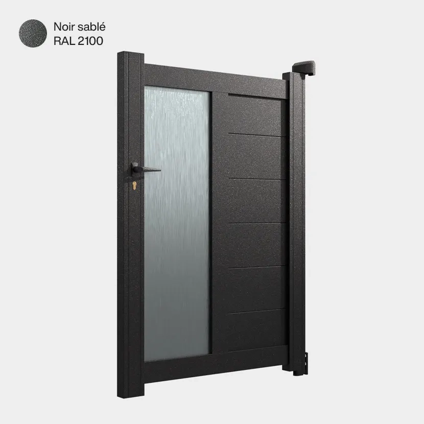 Portillon Arca Noir Sablé RAL 2100