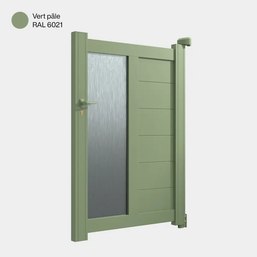 Portillon Arca Vert Pâle RAL 6021