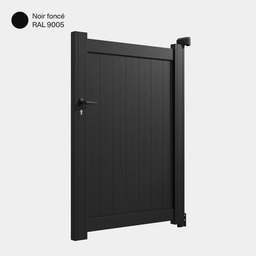 Portillon aluminium: Portillon Athenia Noir fonce RAL 9005