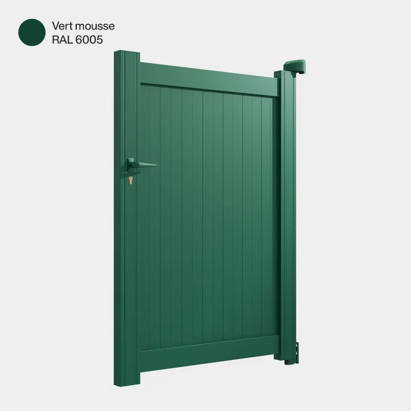 Portillon aluminium: Portillon Athenia Vert Mousse RAL 6005