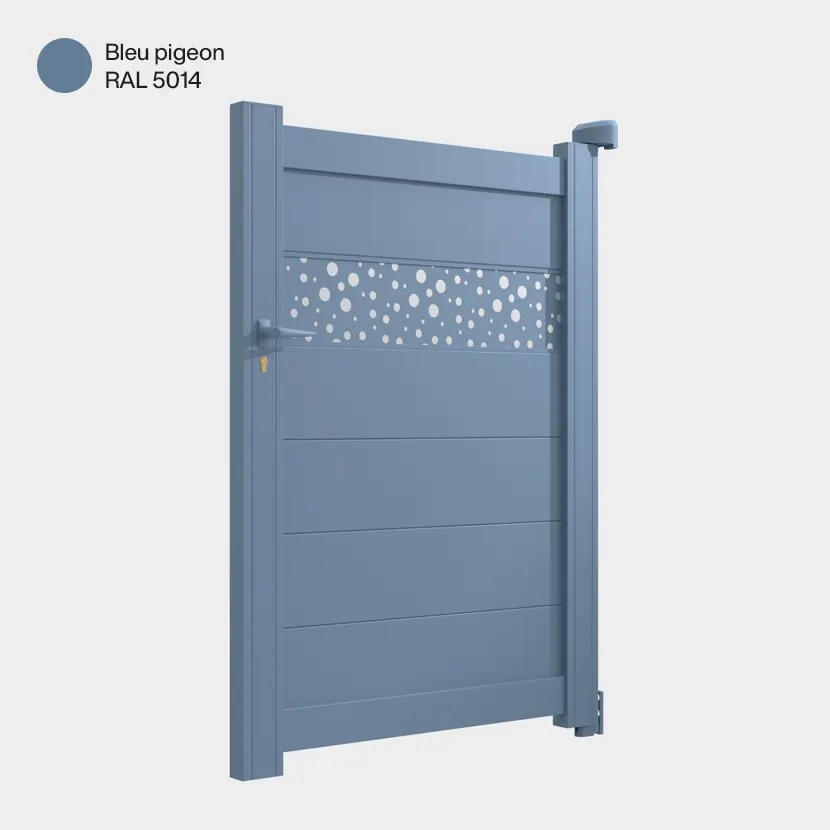 Portillon Bale Bleu Pigeon RAL 5014