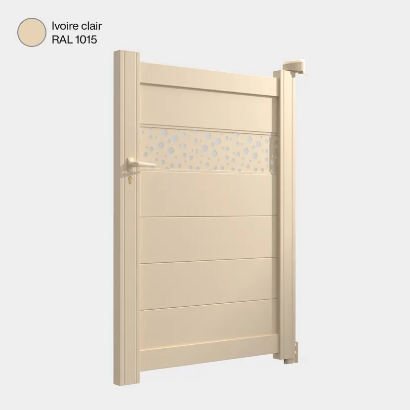 Portillon Bale Ivoire Clair RAL 1015