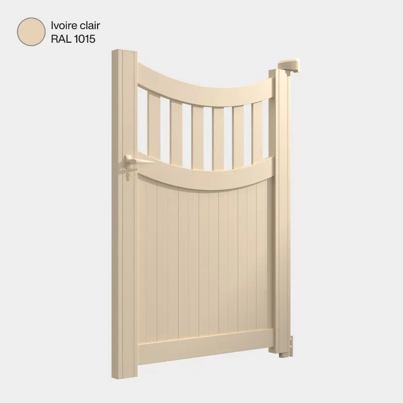 Portillon aluminium: Portillon Benares Ivoire clair RAL 1015