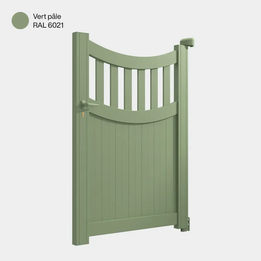 Portillon aluminium: Portillon Benares Vert pale RAL 6021