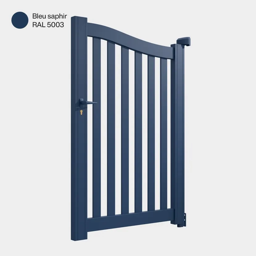 Portillon aluminium: Portillon Berlin Bleu saphir RAL 5003