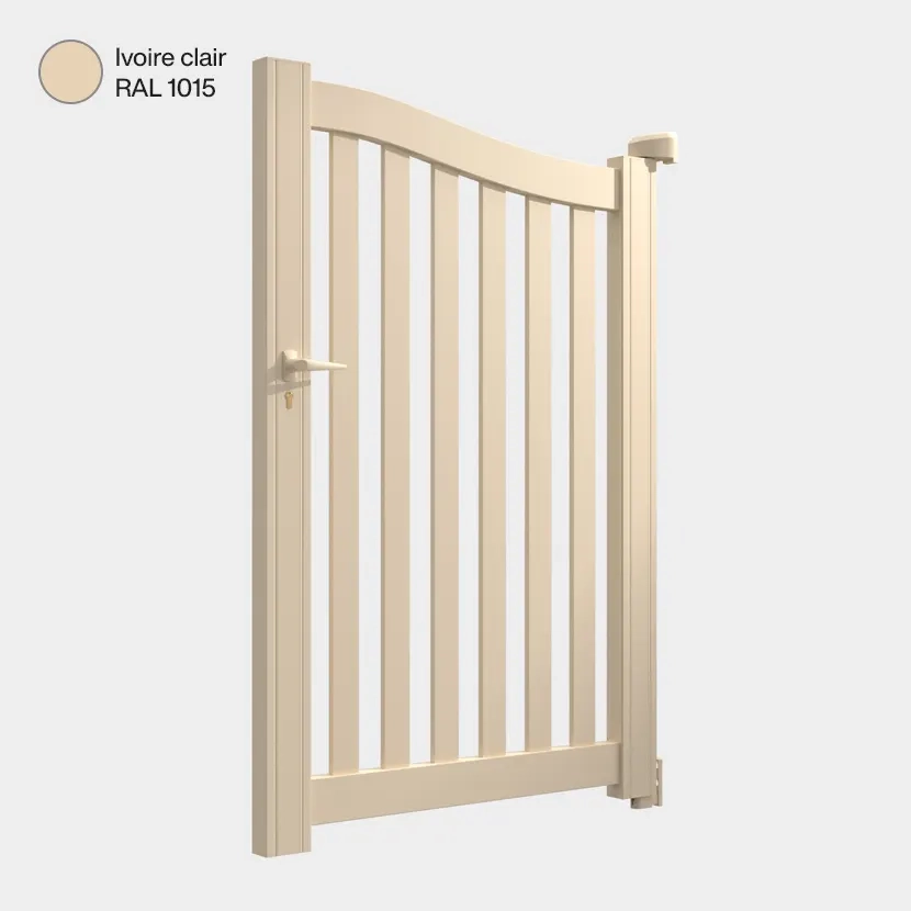 Portillon aluminium: Portillon Berlin Ivoire clair RAL 1015