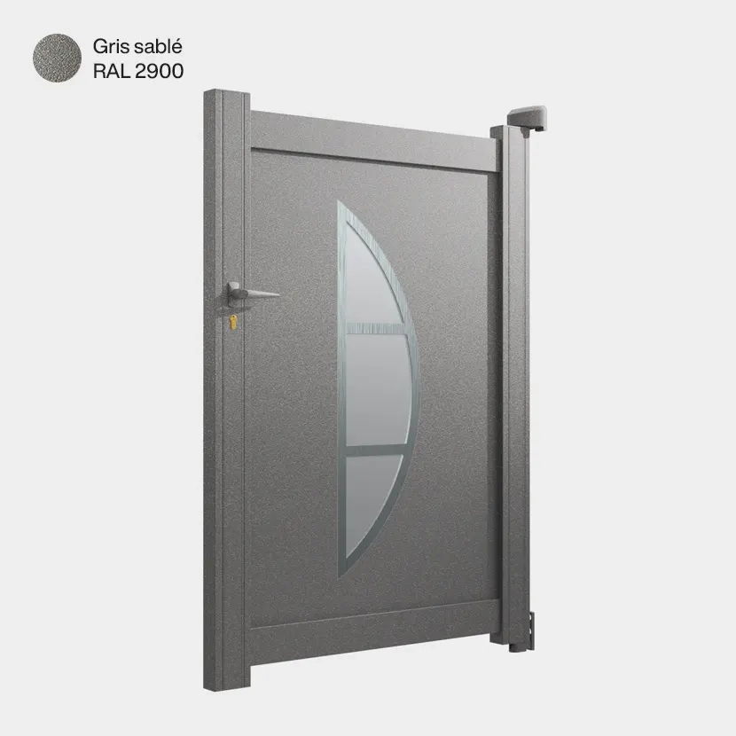 Portillon Bille Gris Sablé RAL 2900