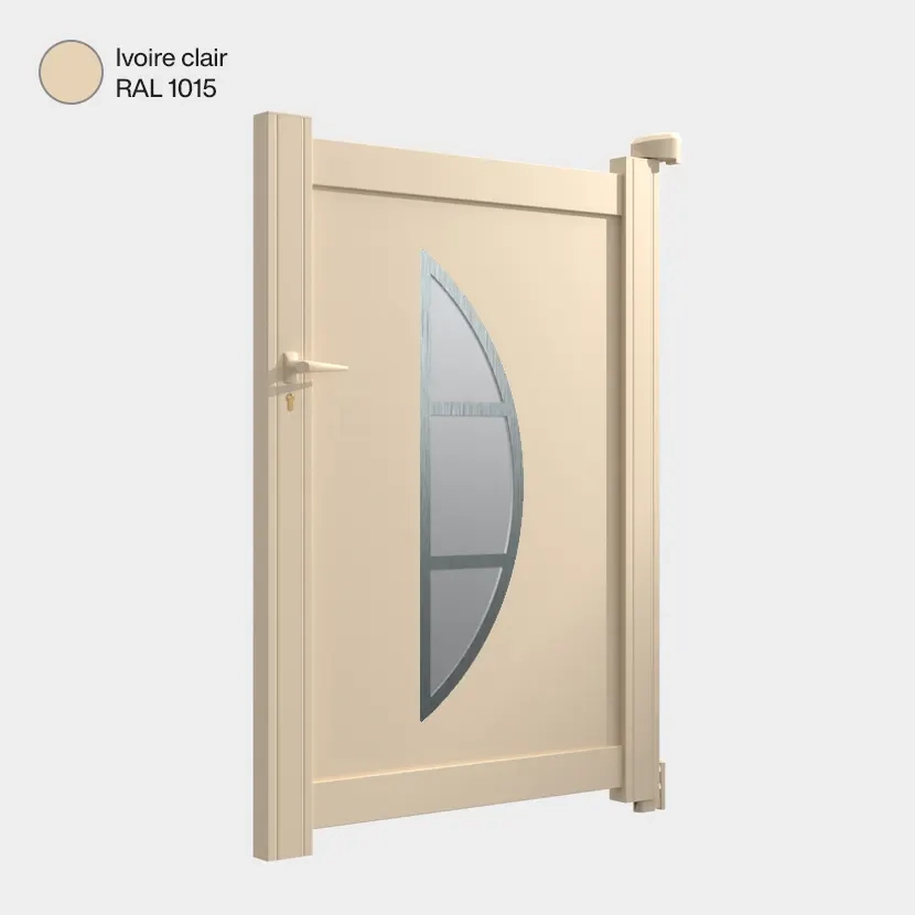 Portillon Bille Ivoire Clair RAL 1015