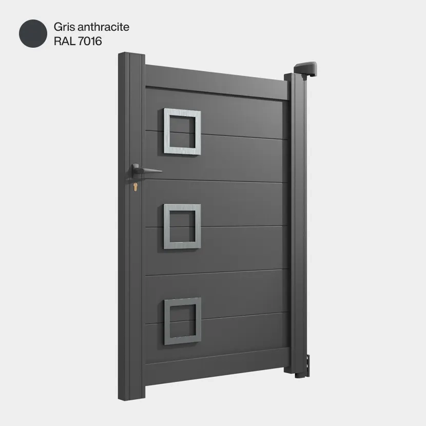 Portillon Cleveland Gris Anthracite RAL 7016