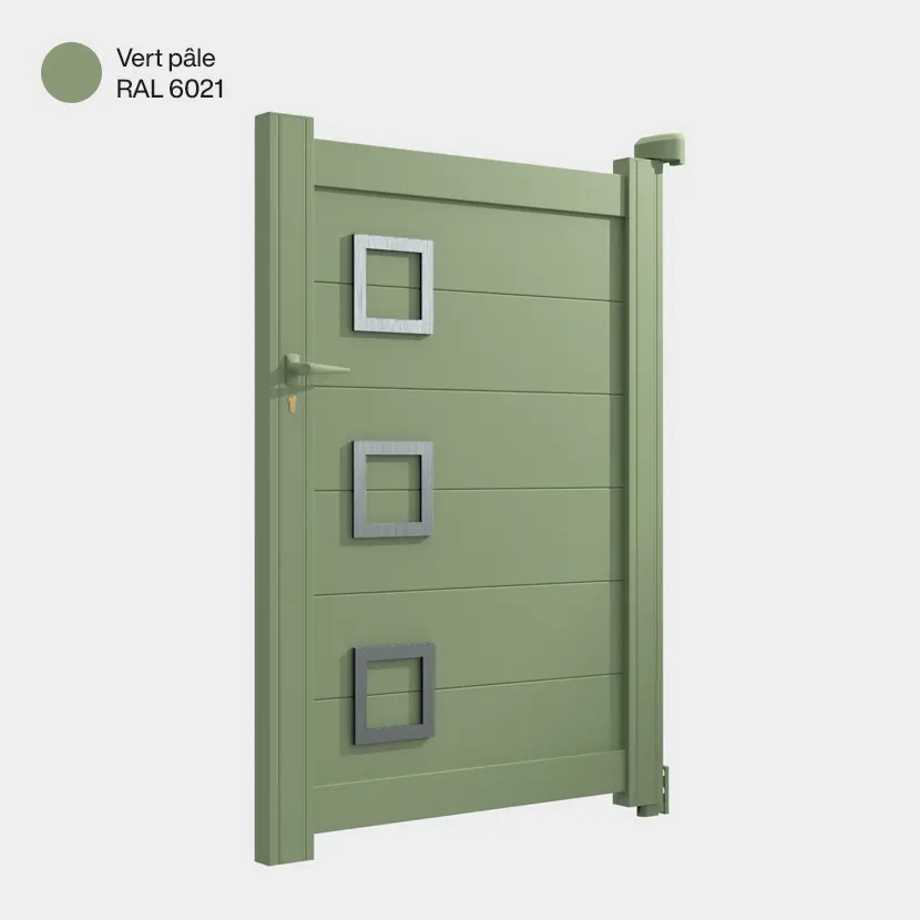 Portillon Cleveland Vert Pâle RAL 6021