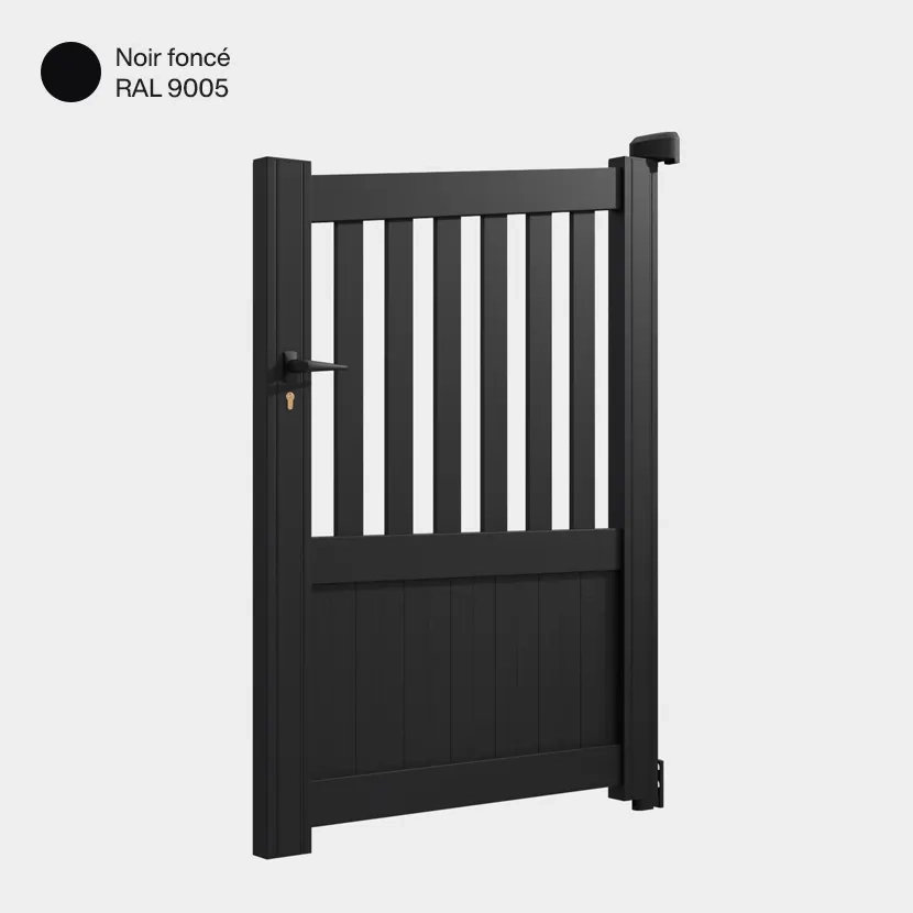 Portillon Coimbra Noir Foncé RAL 9005