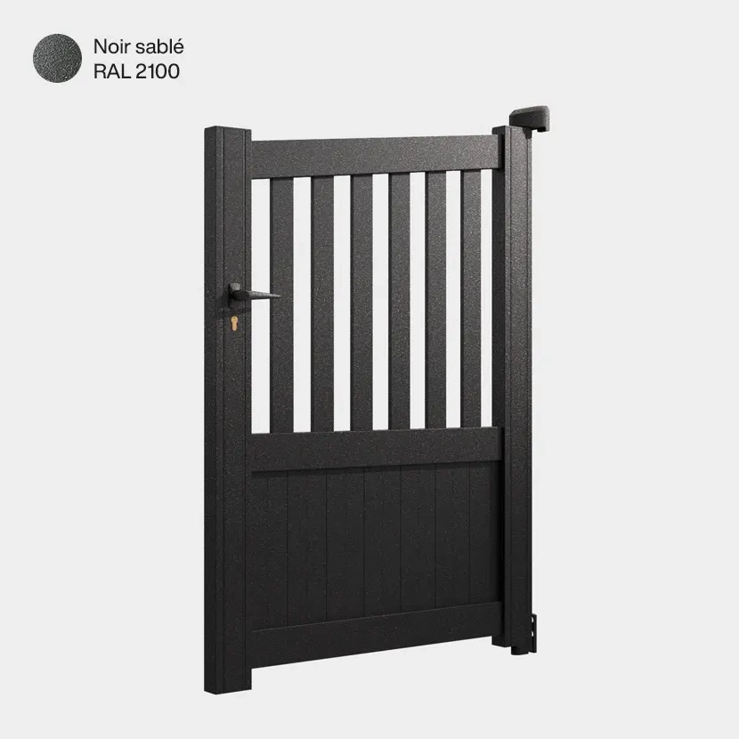Portillon Coimbra Noir Sablé RAL 2100