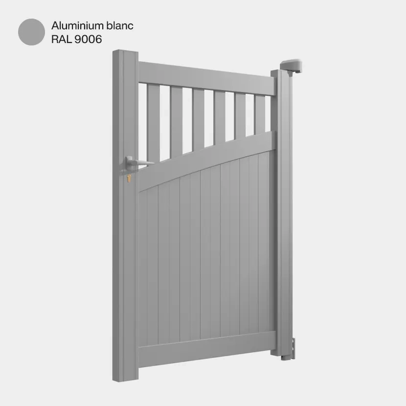 Portillon aluminium: Portillon Foca Aluminium blanc RAL 9006
