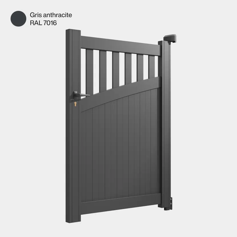 Portillon aluminium: Portillon Foca Gris Anthracite RAL 7016