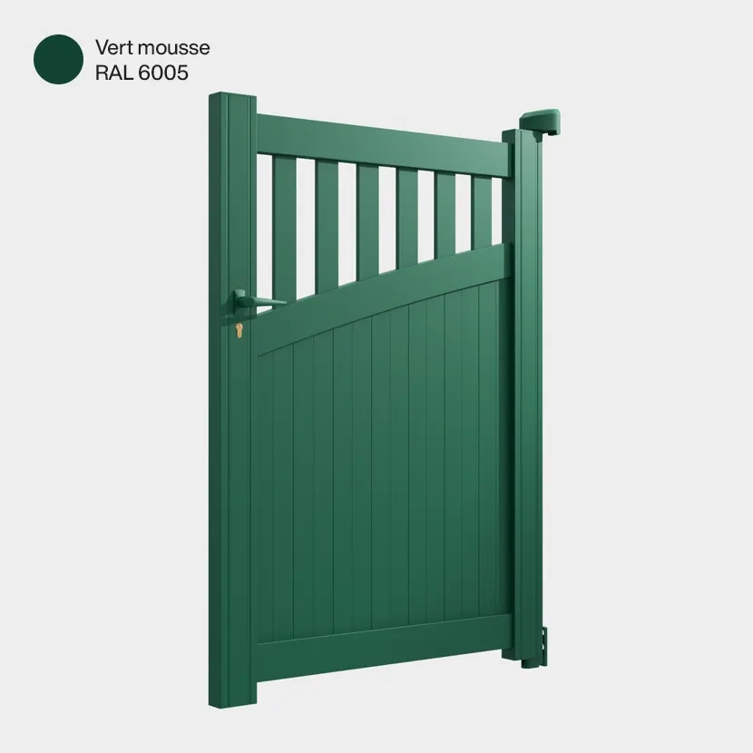 Portillon aluminium: Portillon Foca Vert Mousse RAL 6005