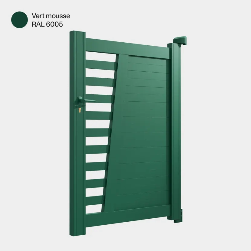 Portillon aluminium: Portillon Linz Vert Mousse RAL 6005