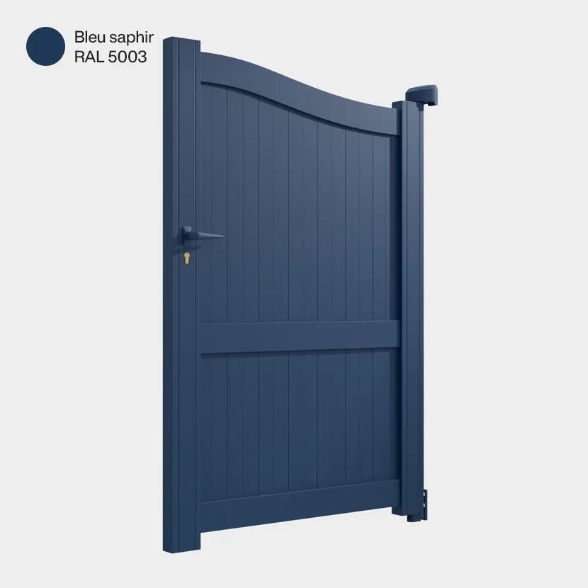 Portillon aluminium: Portillon Maryland Bleu saphir RAL 5003