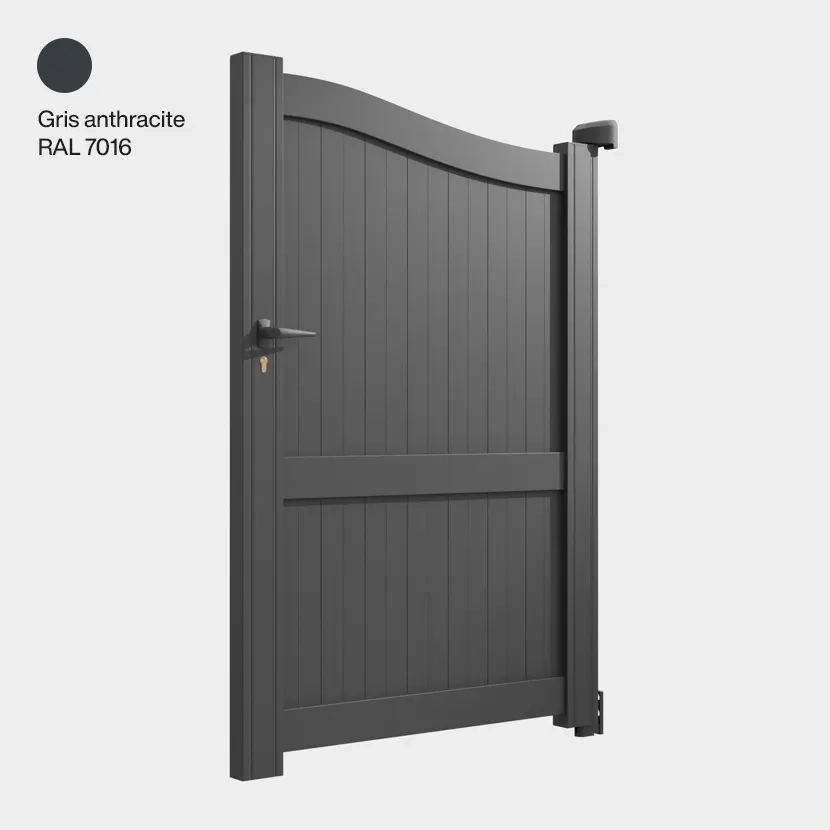 Portillon aluminium: Portillon Maryland Gris Anthracite RAL 7016