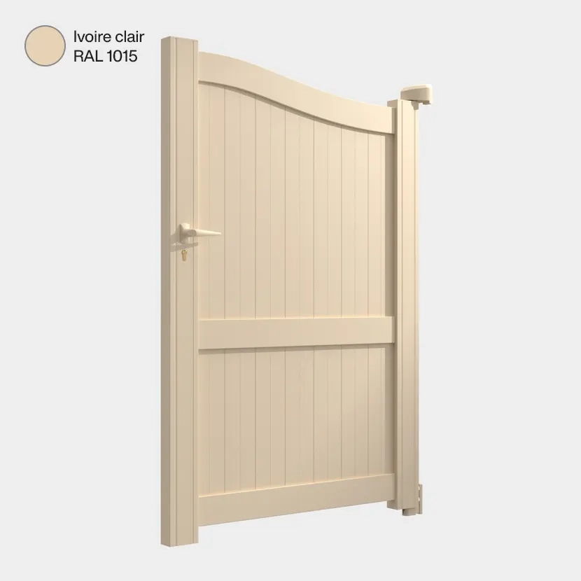 Portillon aluminium: Portillon Maryland Ivoire clair RAL 1015