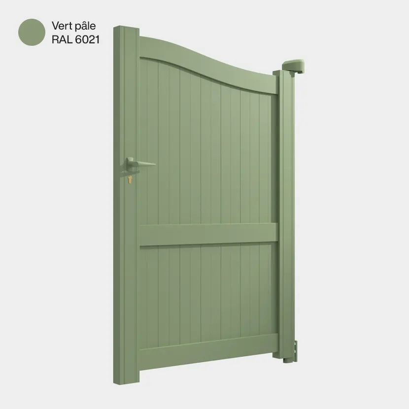 Portillon aluminium: Portillon Maryland Vert pale RAL 6021