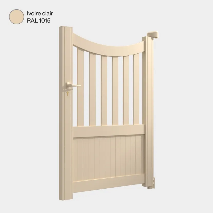 Portillon aluminium: Portillon Paro Ivoire clair RAL 1015