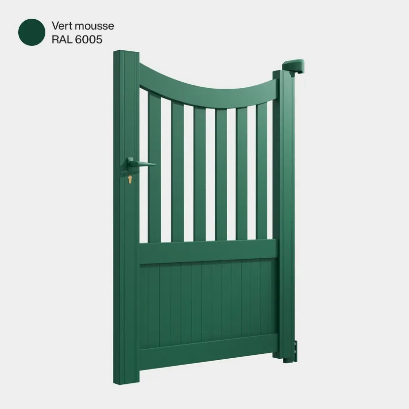 Portillon aluminium: Portillon Paro Vert Mousse RAL 6005