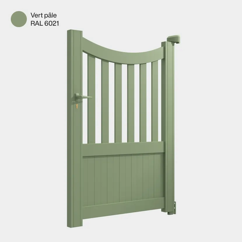 Portillon aluminium: Portillon Paro Vert pale RAL 6021