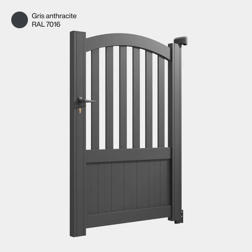 Portillon aluminium: Portillon Philadelphia Gris Anthracite RAL 7016