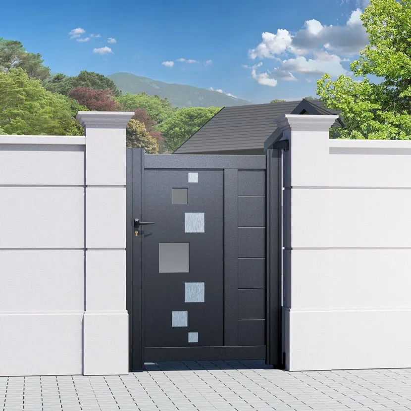 Portillon aluminium: portillon Strasbourg