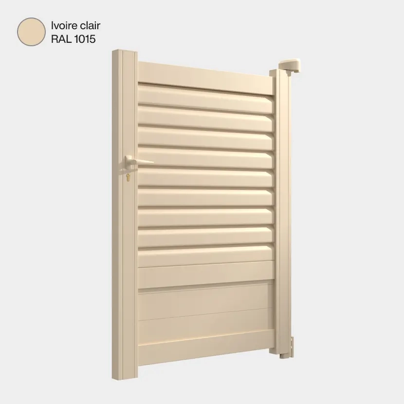 Portillon aluminium: Portillon Trieste Ivoire clair RAL 1015
