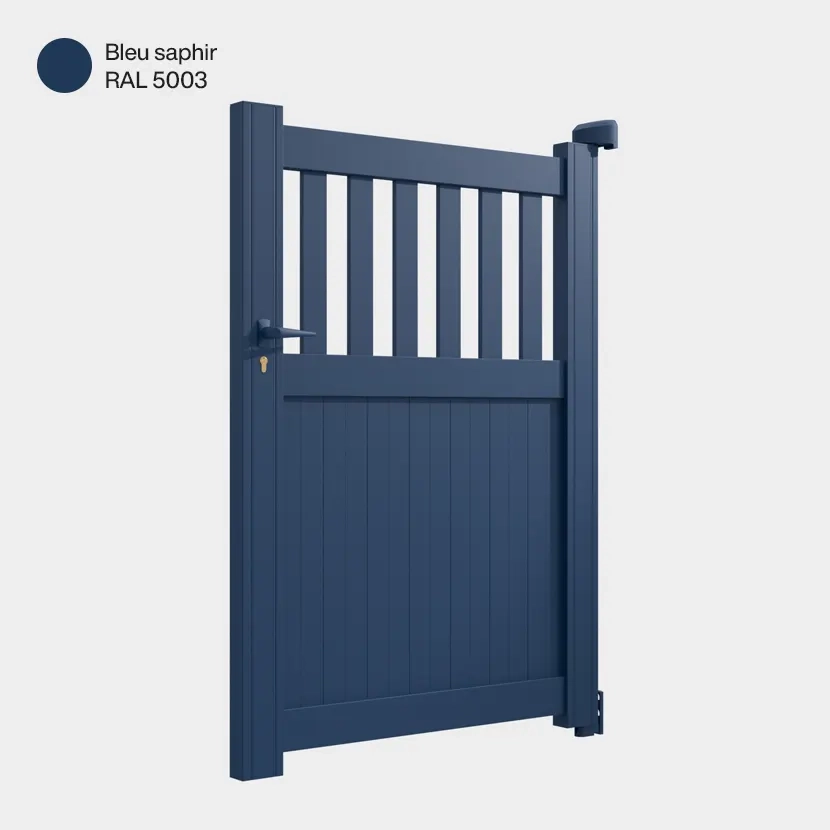 Portillon aluminium: Portillon Wellington Bleu saphir RAL 5003