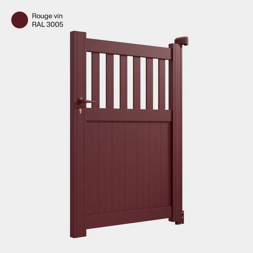 Portillon aluminium: Portillon Wellington Rouge Vin RAL 3005