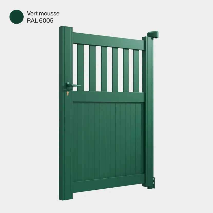 Portillon aluminium: Portillon Wellington Vert Mousse RAL 6005