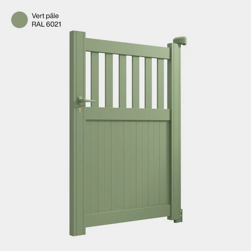 Portillon aluminium: Portillon Wellington Vert pale RAL 6021