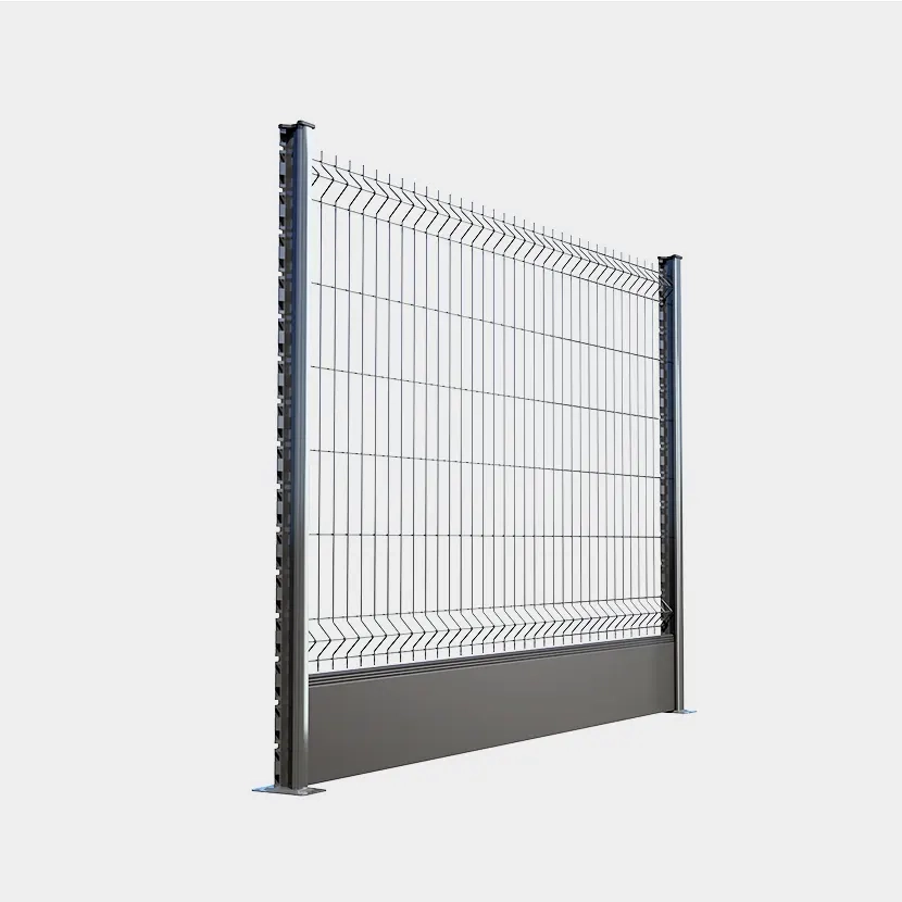 Accessoires grillage rigide: Plaques soubassement PVC