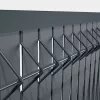 Kit grillage rigide poteaux à clip EKLIPS® avec occultation aluminium (Ø4/5mm) Profil de finition du haut