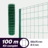 Kit Grillages soudes vert maille 100×75 100m
