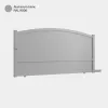 Portail aluminium: Portail coulissant Adelaide Aluminium Blanc RAL 9006