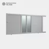 Portail coulissant Arca Aluminium Blanc RAL 9006