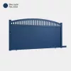 Portail aluminium: Portail coulissant Arrecife Bleu saphir RAL 5003
