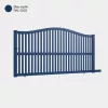 Portail aluminium: Portail coulissant Berlin Bleu saphir RAL 5003