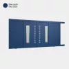 Portail aluminium: Portail coulissant Deauville Bleu saphir RAL 5003