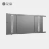 Portail aluminium: Portail coulissant Jerez Gris sable RAL 2900