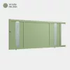 Portail aluminium: Portail coulissant Jerez Vert pale RAL 6021