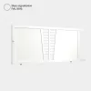 Portail aluminium: Portail coulissant Linz Blanc signalisation RAL 9016