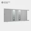 Portail aluminium: Portail coulissant Marseille Aluminium Blanc RAL 9006